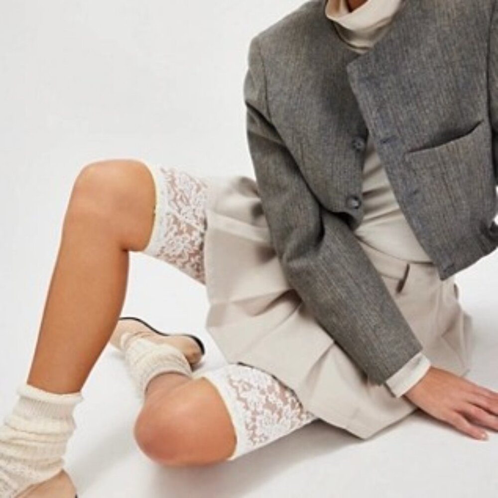 Free People Lace Biker short NWT (All day lace capri)